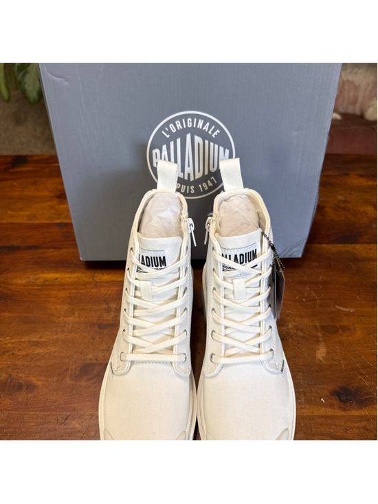 Palladium Shoes - Palladium Pampa Hi Star White Ankle Boot